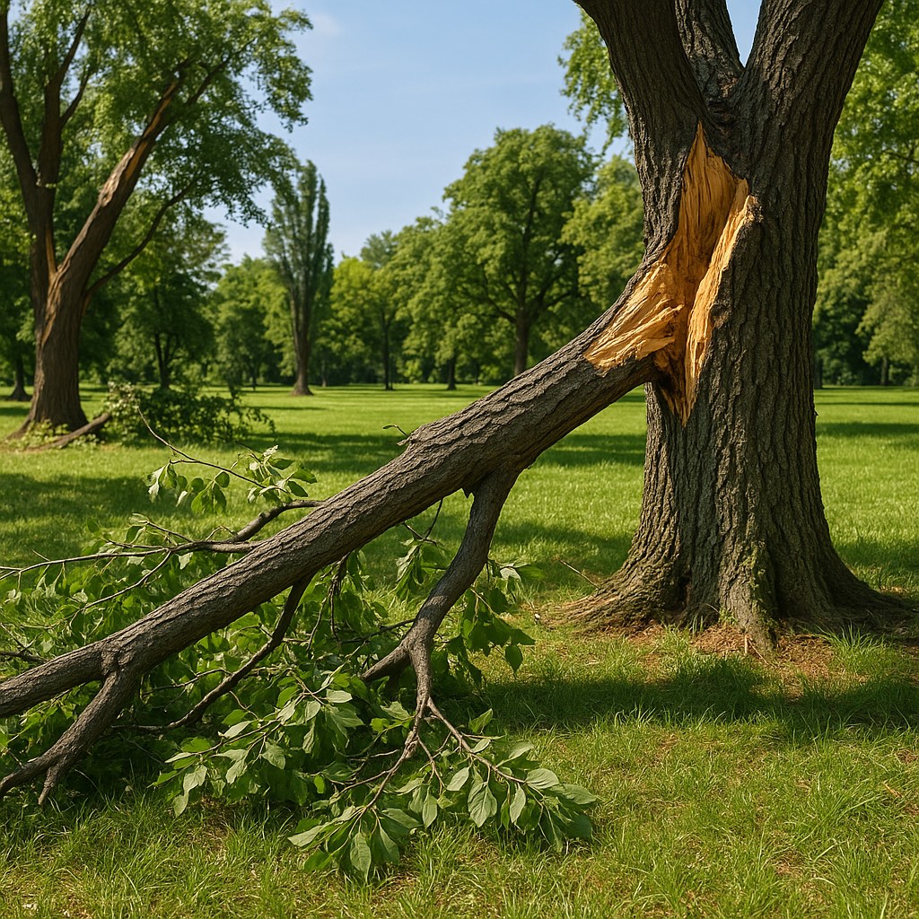 Entretien des arbres après tempête ou sécheresse